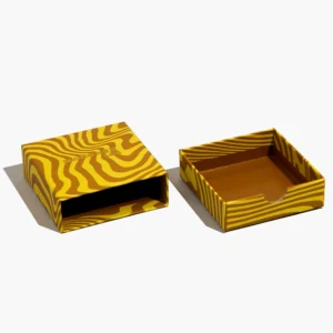 Custom Rigid Drawer Box With Thumb Notch