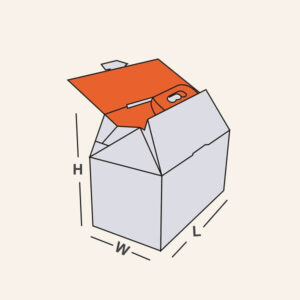 Custom Printed Gable Boxes Auto Bottom