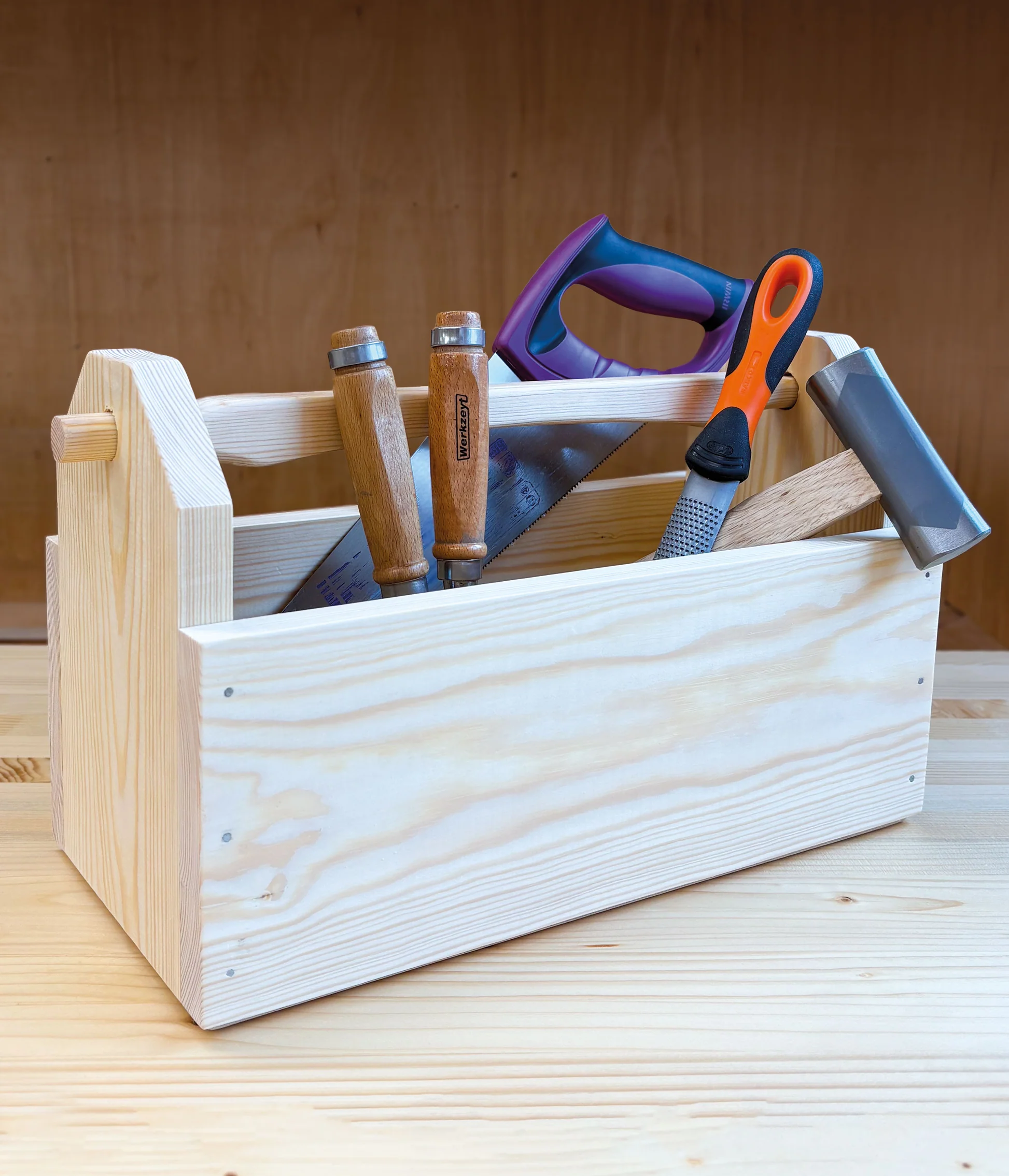Wooden Tool Box