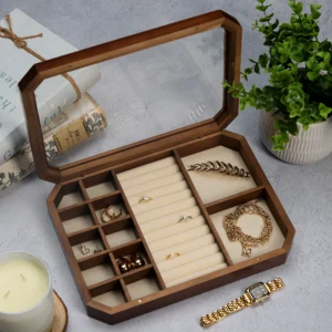 wooden jewellery box
